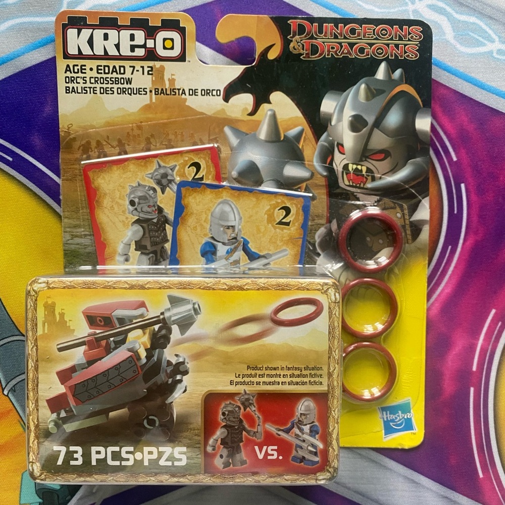 Kre-O Hasbro Dungeons & Dragons Orcs Crossbow 73 Piece Set Age 7-12 NEW